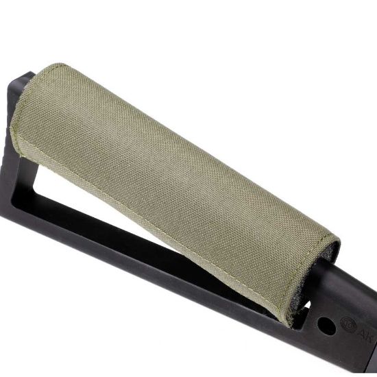 Picture of CHEEK RISER FOR TRIANGLE STOCK, RANGER GREEN, CRH CUSTOMS / CIRCLE 10 AK
