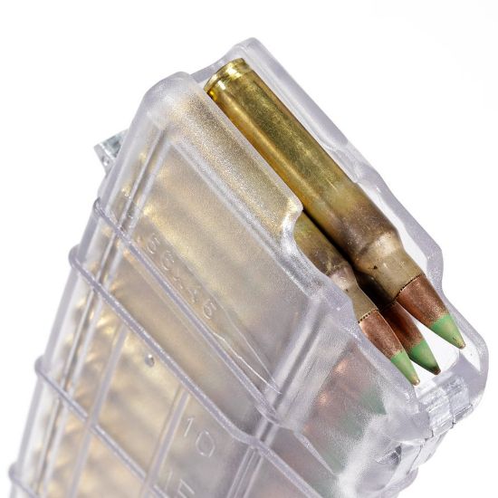 Picture of AK 30RD 5.56x45MM CLEAR MAGAZINE, FITS BULGARIAN & YUGO SPEC, AC-UNITY