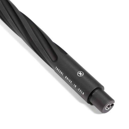 Picture of TAC SOL X-RING SPIRAL FLUTED THREADED 16.5" BARREL FOR RUGER 10/22, MATTE BLACK