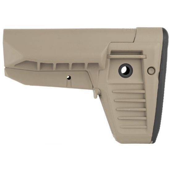Picture of BRAVO COMPANY BCM GUNFIGHTER MOD 1 SOPMOD WIDEBODY MIL-SPEC STOCK, FDE