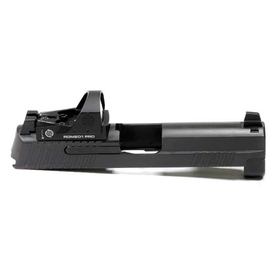 Picture of SIG P229 9MM 3.9" SLIDE ASSEMBLY BLACK 3.9" WITH ROMEO 1 PRO AND SUPPRESSOR SIGHTS
