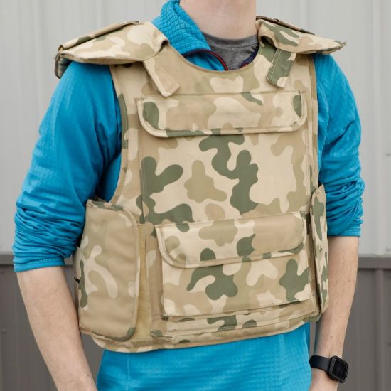 Picture of POLISH DESERT CAMO PLATE CARRIER WITH TWO STRIKE PLATES, XXL