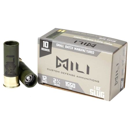 Picture of MILI 12GA 2.75" RIFLED SLUG FOR SMOOTH BORE, 10/BOX