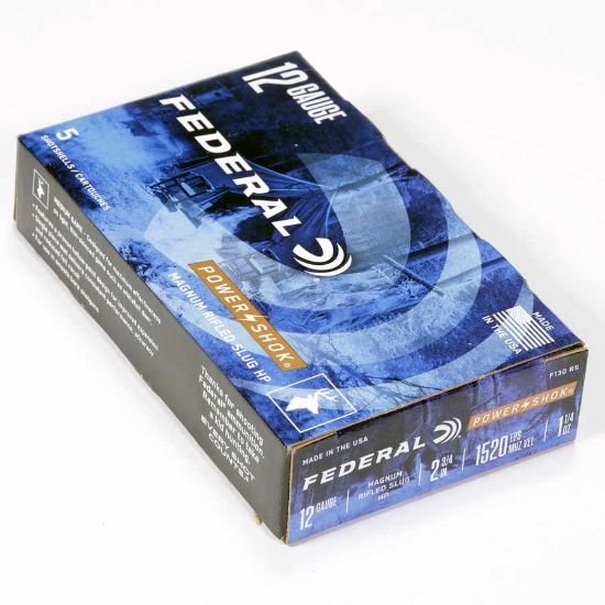 Picture of FEDERAL POWERSHOK 12GA 2.75" 1.25 OZ RIFLED SLUG FOR SMOOTH BORE, 5/BOX