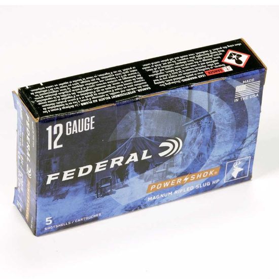 Picture of FEDERAL POWERSHOK 12GA 2.75" 1.25 OZ RIFLED SLUG FOR SMOOTH BORE, 5/BOX
