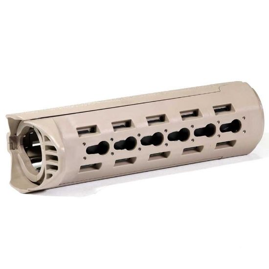 Picture of BRAVO COMPANY BCMGUNFIGHTER POLYMER KEYMOD RAIL PKMR, CARBINE LENGTH, FDE
