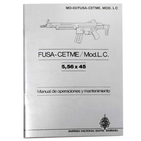 Picture of CETME MOD. L.C. MANUAL, ORIGINAL SPANISH SANTA BARBARA PRINTING