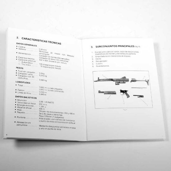 Picture of CETME MOD. L.C. MANUAL, ORIGINAL SPANISH SANTA BARBARA PRINTING