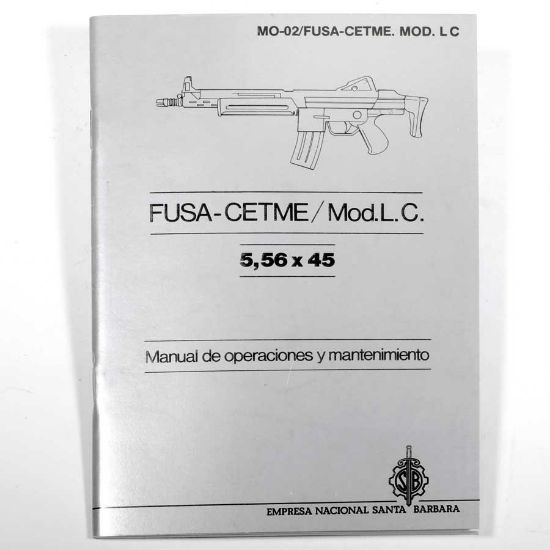 Picture of CETME MOD. L.C. MANUAL, ORIGINAL SPANISH SANTA BARBARA PRINTING