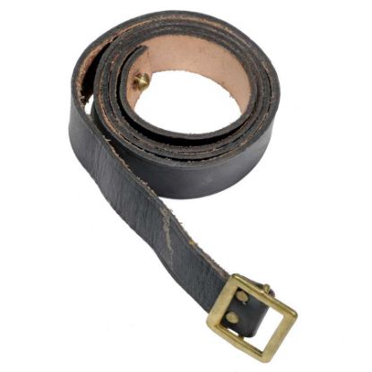 Picture of MAUSER LEATHER SLING WITH BRASS HARDWARE, NOS