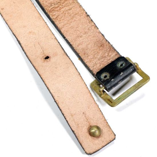 Picture of MAUSER LEATHER SLING WITH BRASS HARDWARE, NOS