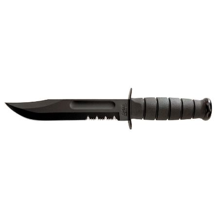 Picture of KA-BAR FIGHTING/UTILITY KNIFE WITH SHEATH, 7 INCH, PARTIALLY SERRATED EDGE 