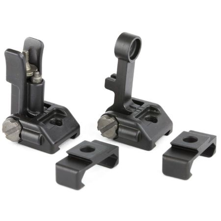 Griffin Armament M2 Sights Front and Rear, Includes 12 O'Clock Bases, Back up Iron Sights, BOIS, Griffin Armament, 791154082775, MIS-GAM2S, RTG Parts