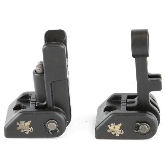 Griffin Armament M2 Sights Front and Rear, Includes 12 O'Clock Bases, Back up Iron Sights, BOIS, Griffin Armament, 791154082775, MIS-GAM2S, RTG Parts