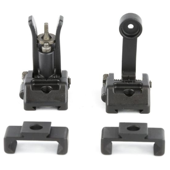 Griffin Armament M2 Sights Front and Rear, Includes 12 O'Clock Bases, Back up Iron Sights, BOIS, Griffin Armament, 791154082775, MIS-GAM2S, RTG Parts