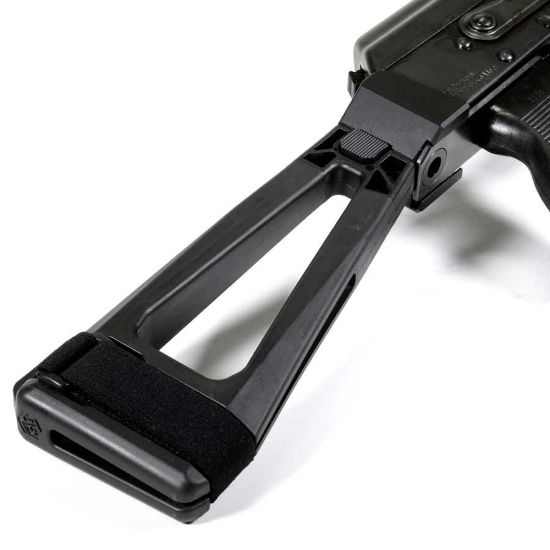 AK Side Folding Triangle Pistol Brace, AKTF Black, SB Tactical, Side Folder, AK47, AKM, AK74, 699618783308, AKTF01SB, SB-AKTF, RTG Parts