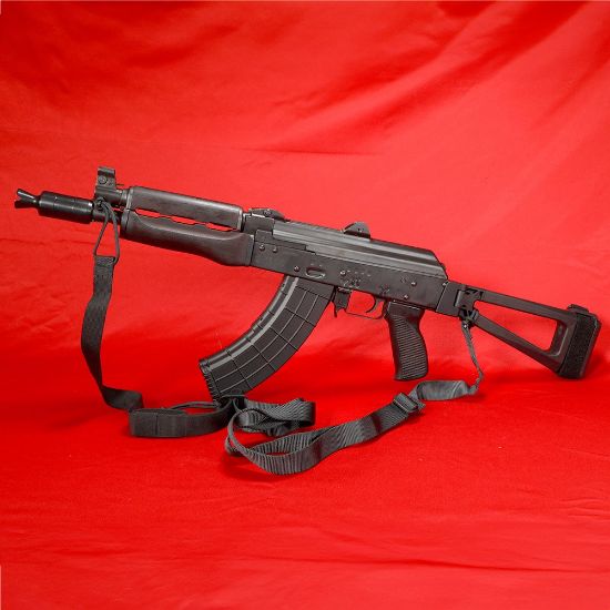 AK Side Folding Triangle Pistol Brace, AKTF Black, SB Tactical, Side Folder, AK47, AKM, AK74, 699618783308, AKTF01SB, SB-AKTF, RTG Parts