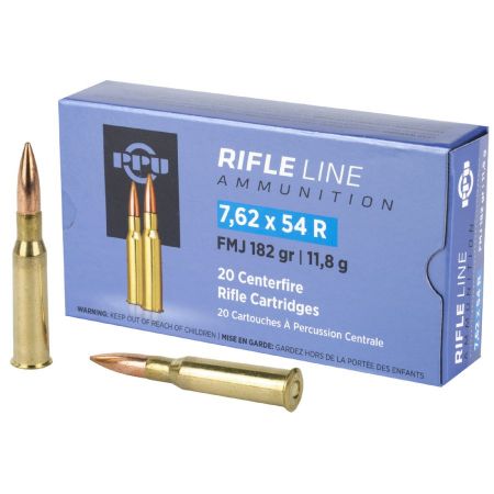 Picture of PRVI PARTIZAN 7.62X54R 182GR FMJ, 20RD BOX