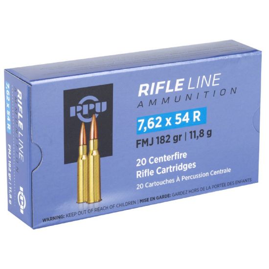 Picture of PRVI PARTIZAN 7.62X54R 182GR FMJ, 20RD BOX