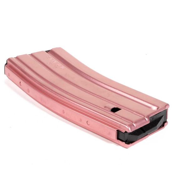 Picture of AR15 30RD PINK ALUMINUM MAGAZINE NEW, DURAMAG