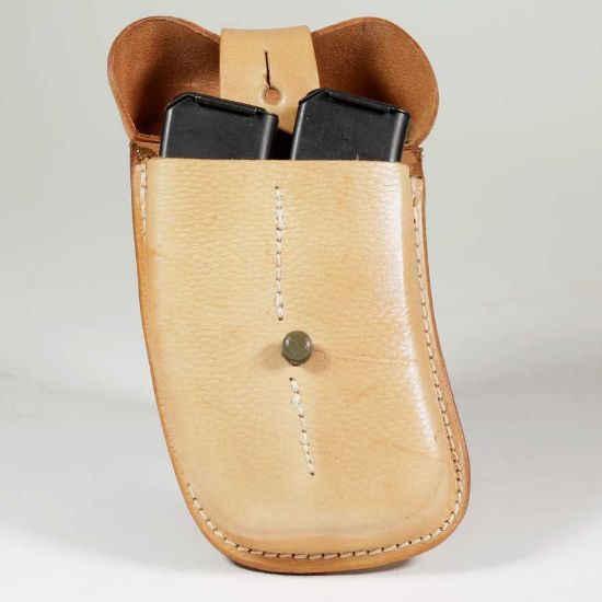 Picture of 2-PACK VZ61 SKORPION 20RD MAGAZINES WITH ORIGINAL LEATHER POUCH