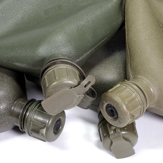 USGI, 2 Quart Canteen, Flexible / Collapsible, OD Green, Surplus VG-EX, GER-4993, BIN-4-B, RTG Parts