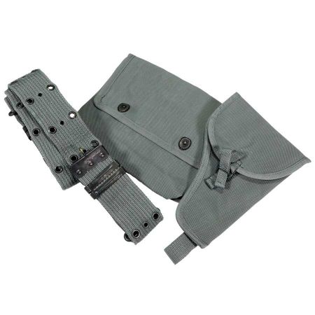 Picture of ITALIAN BELT W/ POUCH AND HOLSTER SET, TYPE 1, FOLIAGE GREEN