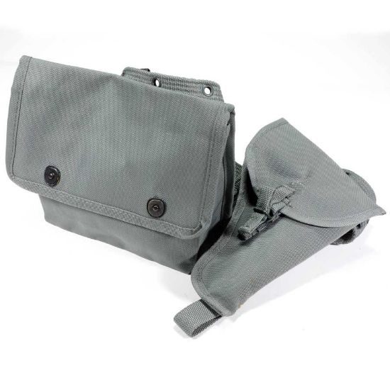 Picture of ITALIAN BELT W/ POUCH AND HOLSTER SET, TYPE 1, FOLIAGE GREEN