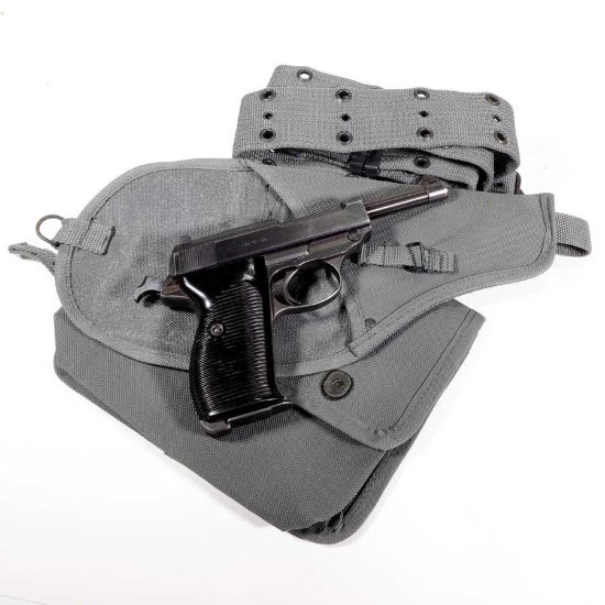 Picture of ITALIAN BELT W/ POUCH AND HOLSTER SET, TYPE 1, FOLIAGE GREEN