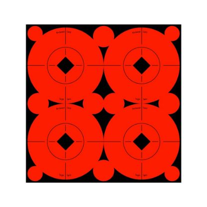 Picture of 40 SELF-ADHESIVE 3" ROUND TARGETS, BIRCHWOOD CASEY 