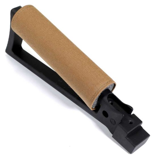 Picture of CHEEK RISER FOR TRIANGLE STOCK, COYOTE, CRH CUSTOMS / CIRCLE 10 AK