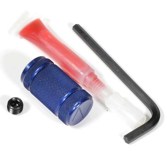 Picture of AK EXTENDED CHARGING HANDLE, BLUE, CRH CUSTOMS / CIRCLE 10 AK