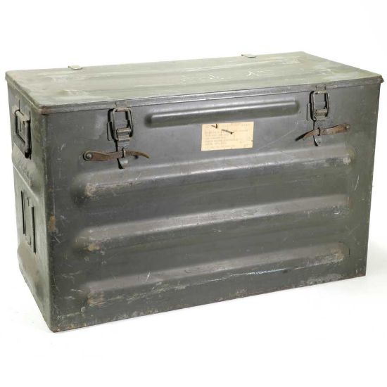 Picture of SWISS ARMY METAL CRATE / FOOT LOCKER