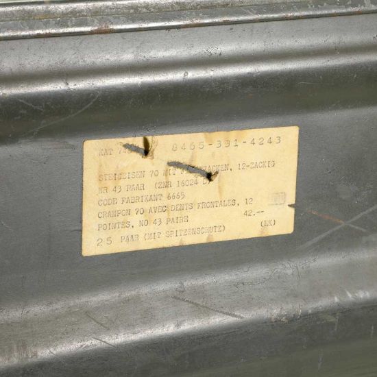 Picture of SWISS ARMY METAL CRATE / FOOT LOCKER