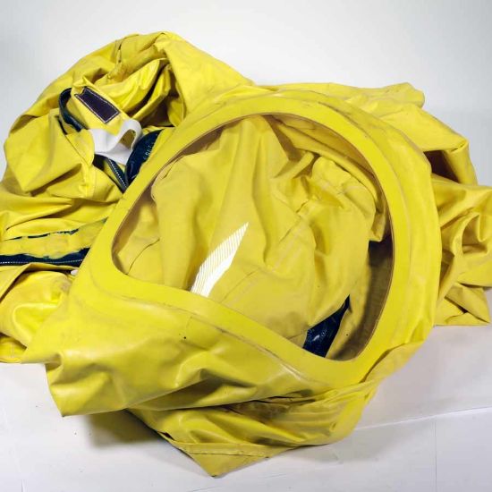 Picture of CZECH YELLOW 1-PC CHEMICAL SUIT WITH BOOTS, BAG AND GLOVES