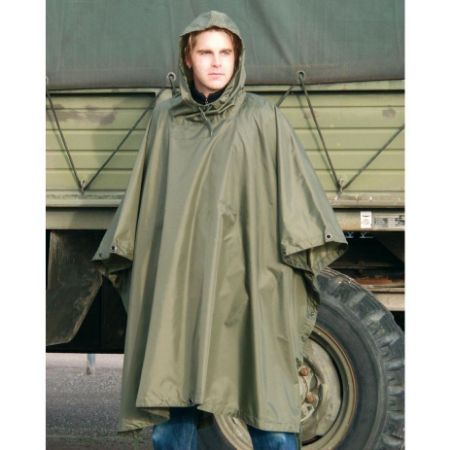 Picture of MIL-TEC OD RIPSTOP WET WEATHER PONCHO