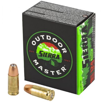 Picture of SIERRA BULLETS OUTDOOR MASTER 9MM 124GR JACKETED HOLLOW POINT, 20RD BOX