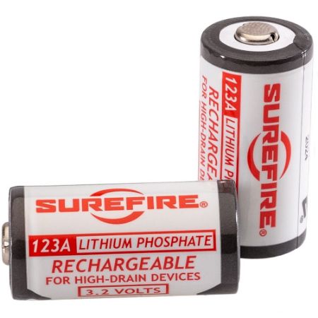 Picture of SUREFIRE 2-PACK RECHARGEABLE LFP123 BATTERIES