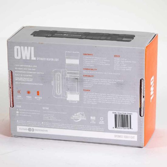 Picture of CLOUD DEFENSIVE OWL 1250 LUMENS WEAPON LIGHT, FDE