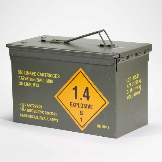 Picture of MAGTECH 7.62X51 M80 BALL FMJ, LINKED 500RD CAN