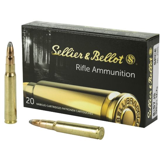 Picture of S&B 8MM MAUSER 196GR SPCE, 20RD BOX
