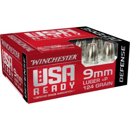 Picture of WINCHESTER READY DEFENSE HEX-VENT 9MM +P 124GR JHP, 20RD/BOX