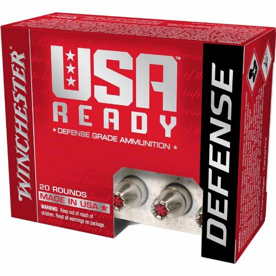 Picture of WINCHESTER READY DEFENSE HEX-VENT 9MM +P 124GR JHP, 20RD/BOX