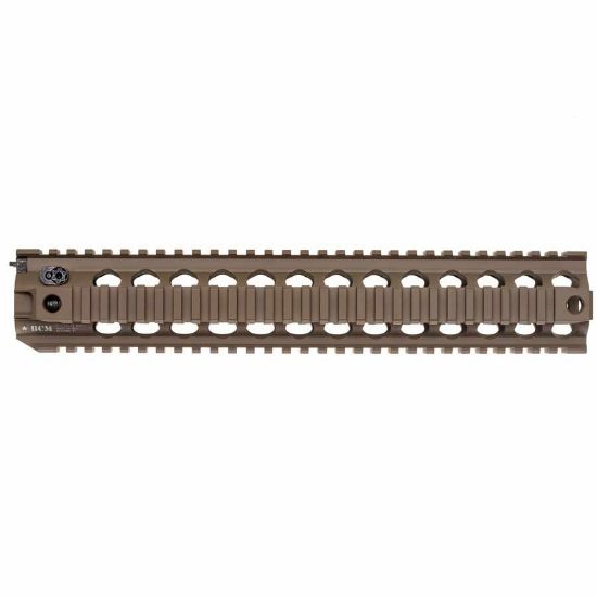 Picture of BRAVO COMPANY BCM QRF-12 PICATINNY QUAD RAIL 12", FDE