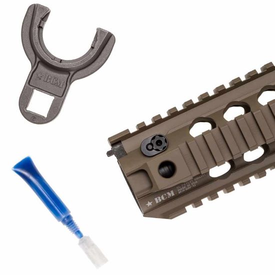 Picture of BRAVO COMPANY BCM QRF-12 PICATINNY QUAD RAIL 12", FDE