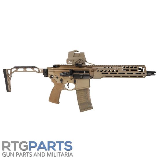 Picture of SIG ROMEO8T RED DOT SIGHT, BALLISTIC CIRCLE DOT, 1x38MM, 65MOA & 2MOA, TITANIUM PROTECTIVE SHROUD, FDE