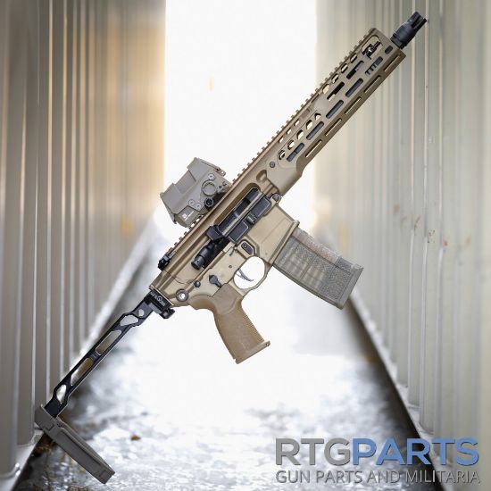 Picture of SIG ROMEO8T RED DOT SIGHT, BALLISTIC CIRCLE DOT, 1x38MM, 65MOA & 2MOA, TITANIUM PROTECTIVE SHROUD, FDE