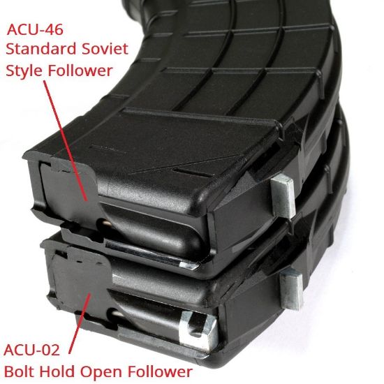 Picture of CASE OF AK47 40RD 7.62x39 MAGAZINE, SOVIET STYLE FOLLOWER, AC-UNITY (QTY 81)