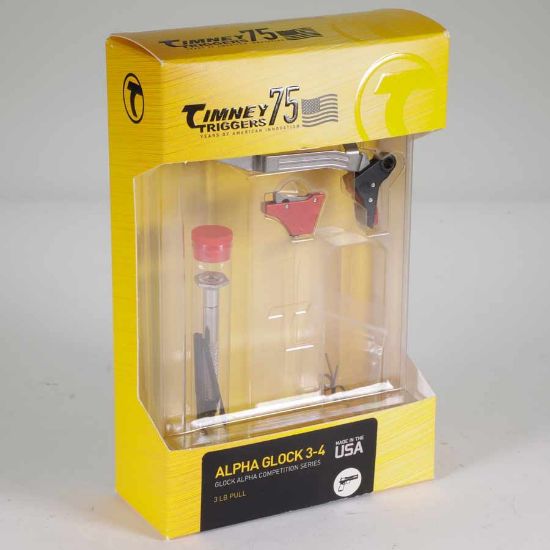 Picture of TIMNEY TRIGGERS ALPHA COMPETITION TRIGGER FOR GLOCK GEN3-4 G17 G19 G34 G27