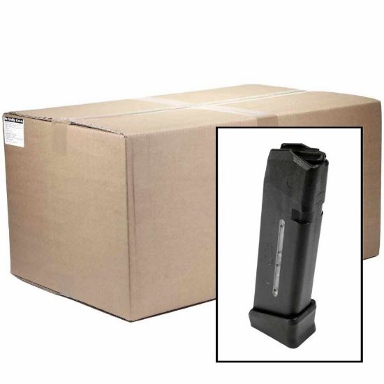 Picture of CASE OF GLOCK 17/34 9MM 19RD WINDOW MAGAZINE WITH PLUS 2 BASEPLATE, AC-UNITY (QTY 100)